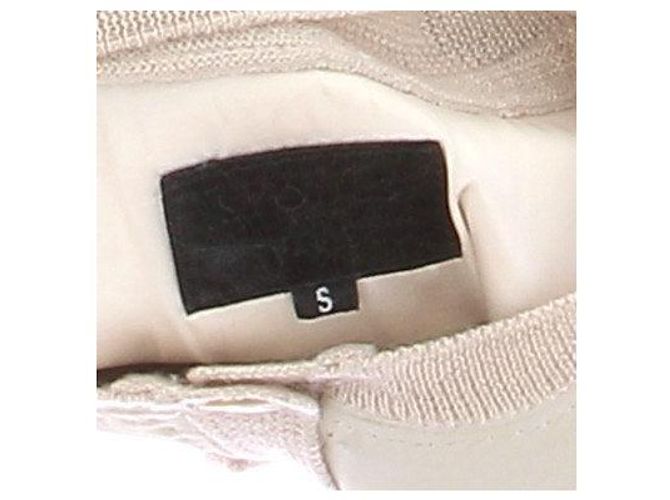 Stouls Cardigan aus Wolle und Leder Weiß - Ansicht 7