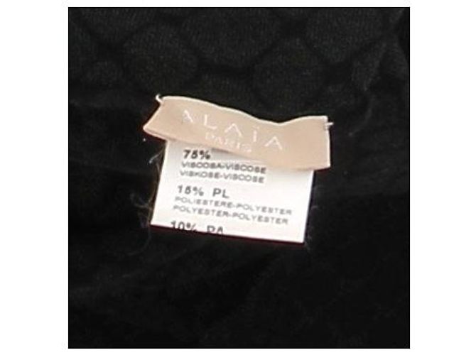 Alaïa Ärmelloses Strickkleid Dunkelgrün - Ansicht 5