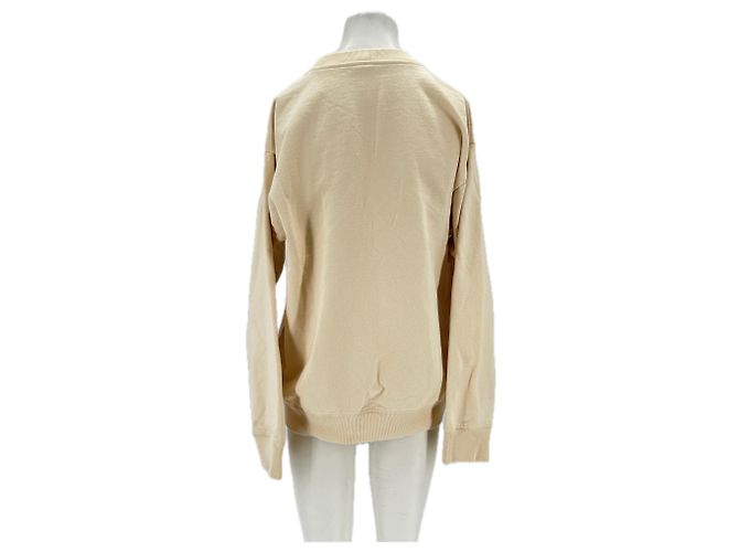 Autre Marque SPORTY & RICH Sweatshirt Gelb Baumwolle M - Ansicht 2