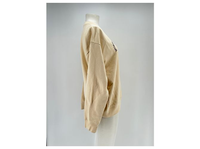Autre Marque SPORTY & RICH Sweatshirt Gelb Baumwolle M - Ansicht 3