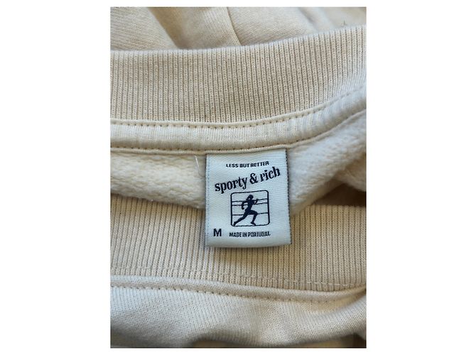 Autre Marque SPORTY & RICH Sweatshirt Gelb Baumwolle M - Ansicht 5