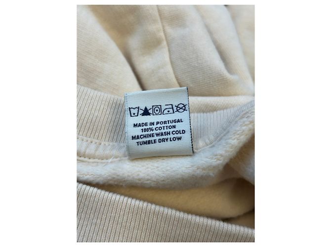 Autre Marque SPORTY & RICH Sweatshirt Gelb Baumwolle M - Ansicht 6