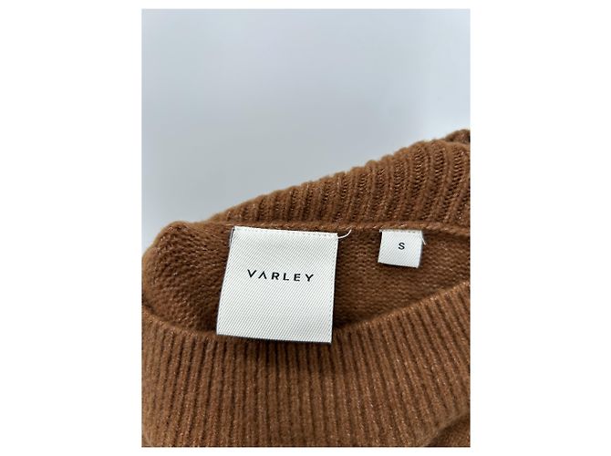 Autre Marque Braun-beige gemusterter Pullover - Ansicht 5