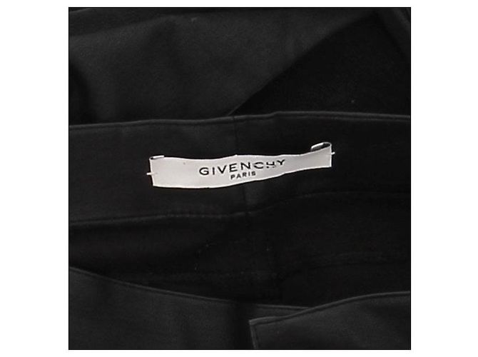 Pantaloni in pelle nera Givenchy Nero - vista 3