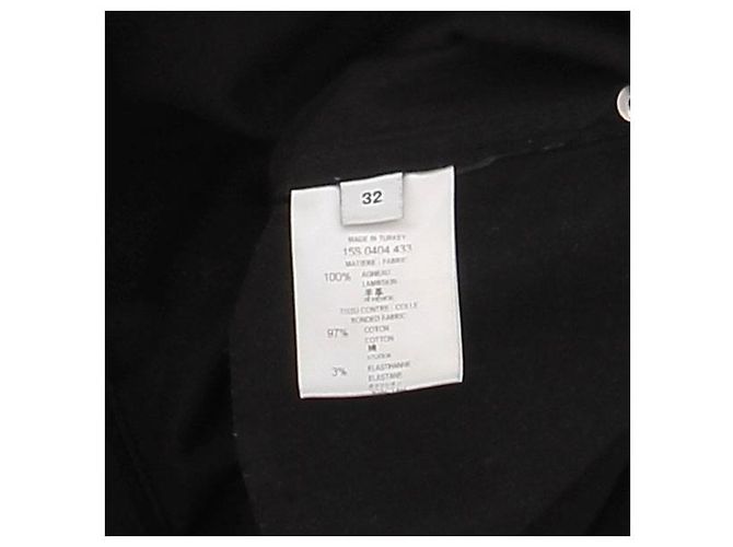 Pantaloni in pelle nera Givenchy Nero - vista 4