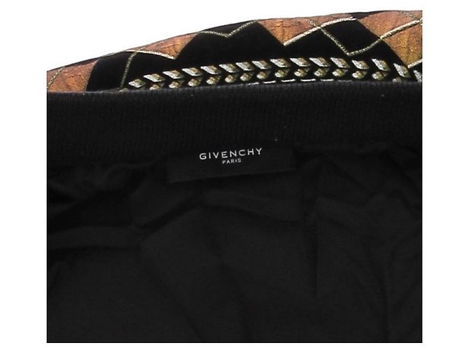 Givenchy Schwarze Samt-Bomberjacke aus Wolle - Ansicht 5