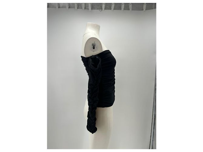 Autre Marque Top ROHE nero a spalle scoperte con maniche lunghe - vista 4