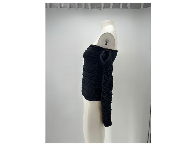 Autre Marque Top ROHE nero a spalle scoperte con maniche lunghe - vista 5