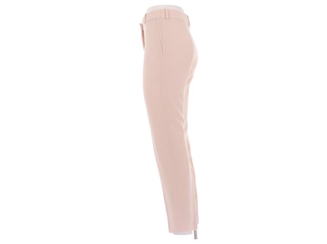 Pantalones rectos de lana rosa Givenchy - vista 4