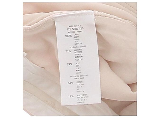 Pantalones rectos de lana rosa Givenchy - vista 7