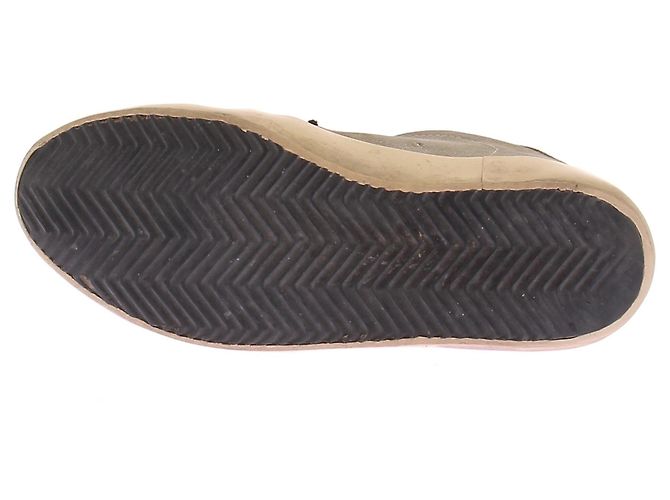 Golden Goose Sneakers grigie e rosse "Super-Star" Grigio - vista 7