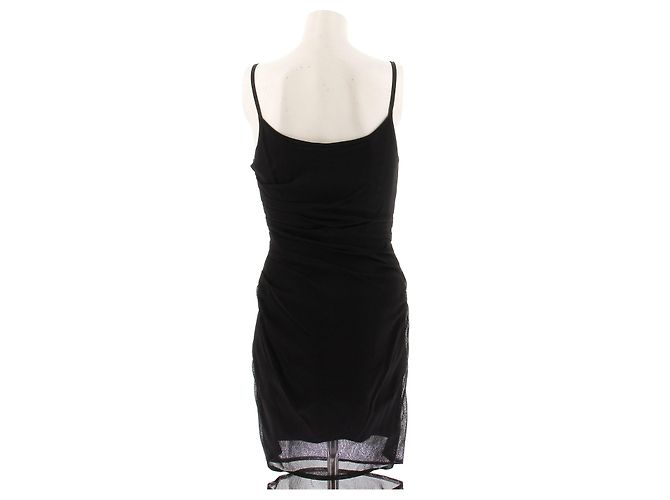 Herve Leger Schwarzes Trägerloses Kurzes Kleid - Ansicht 2