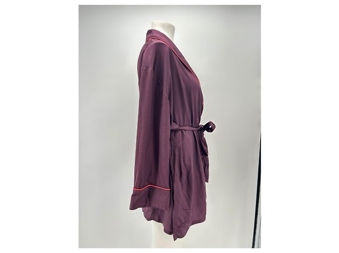 Autre Marque Bata ETAM Show rojo oscuro algodón Burdeos - vista 3