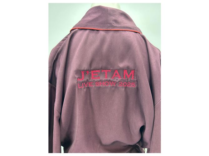 Autre Marque Bata ETAM Show rojo oscuro algodón Burdeos - vista 5