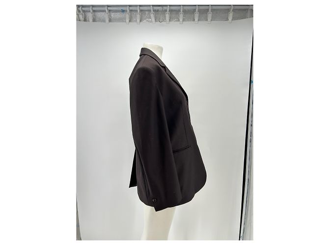 Autre Marque Blazer marrone scuro THE FRANKIE SHOP - vista 3