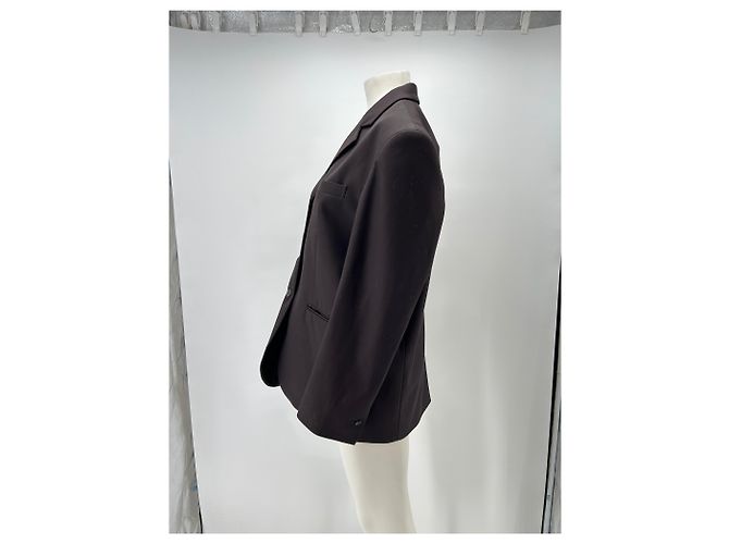 Autre Marque Blazer marrone scuro THE FRANKIE SHOP - vista 4