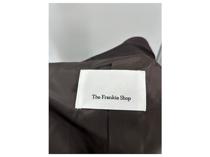 Autre Marque Blazer marrone scuro THE FRANKIE SHOP - vista 5