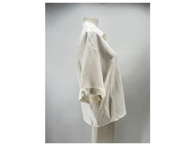 Camicia Anine Bing bianca a maniche 3/4 Bianco - vista 3