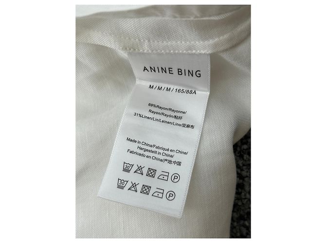 Camicia Anine Bing bianca a maniche 3/4 Bianco - vista 7