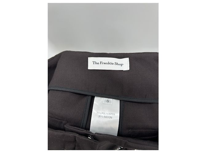 Autre Marque Pantalón marrón oscuro Castaño - vista 3