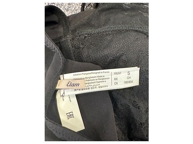 Autre Marque Body de encaje negro transparente ETAM - vista 6
