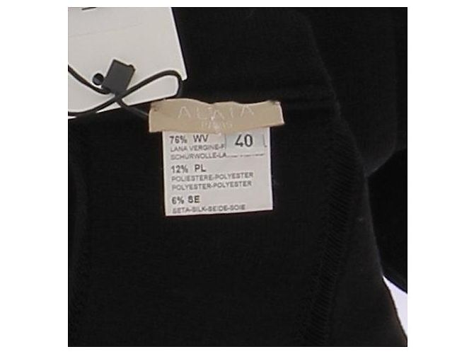 Alaïa Skaterkleid aus Wolle schwarz langarm - Ansicht 5