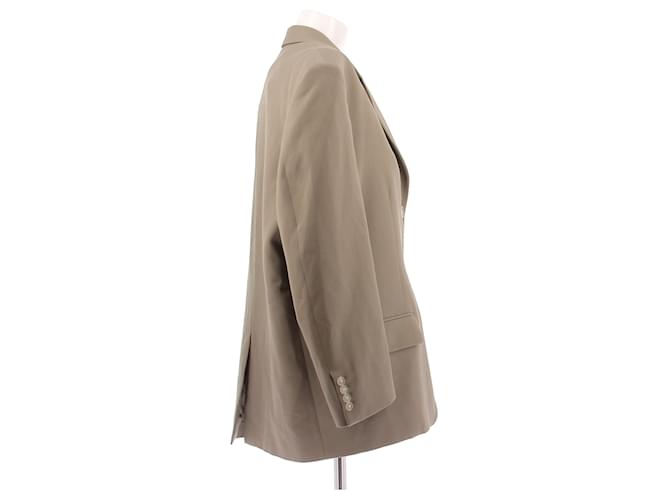 Acne Studios blazer caqui - vista 3
