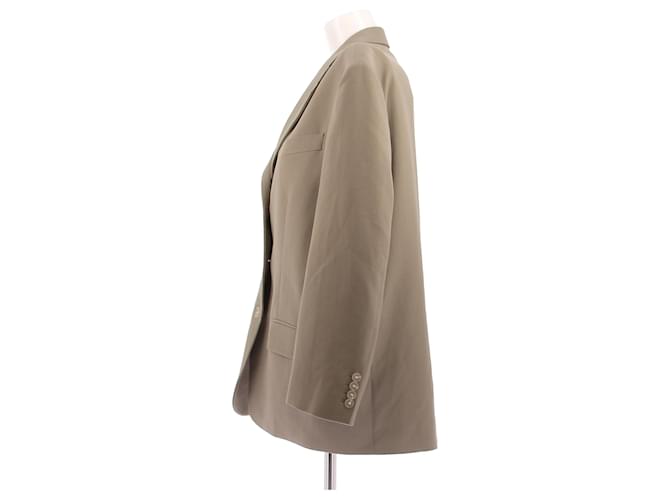 Acne Studios blazer caqui - vista 4