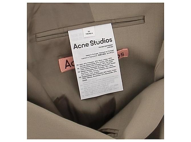 Acne Studios blazer caqui - vista 5