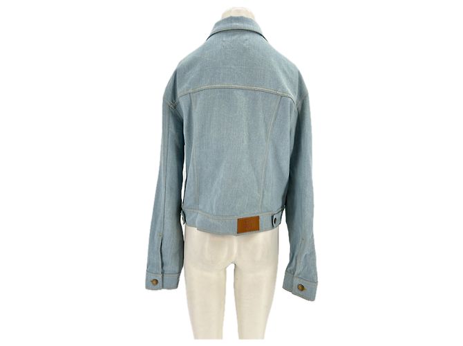 Autre Marque Giacca in denim blu GOOD PEOPLE cotone M - vista 2