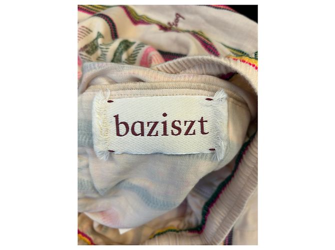 Autre Marque BAZISZT Hose mit buntem Muster Baumwolle M Mehrfarben - Ansicht 3