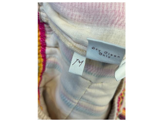 Autre Marque BAZISZT Hose mit buntem Muster Baumwolle M Mehrfarben - Ansicht 5