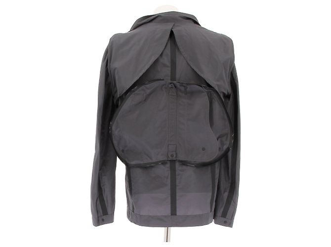 Dior Faltbare graue Jacke in Saddle - Ansicht 2