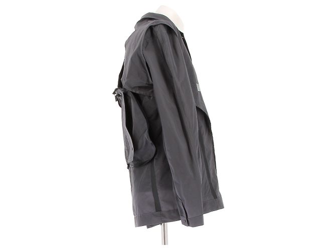 Dior Faltbare graue Jacke in Saddle - Ansicht 3