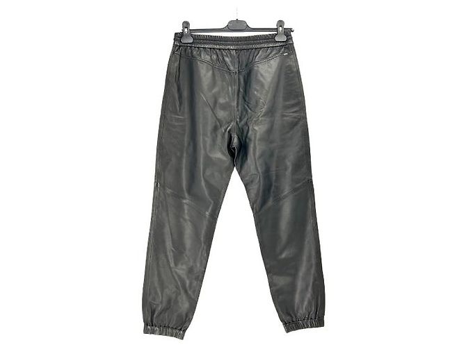Ikks Lederhose Schwarz Größe 38 - Ansicht 2