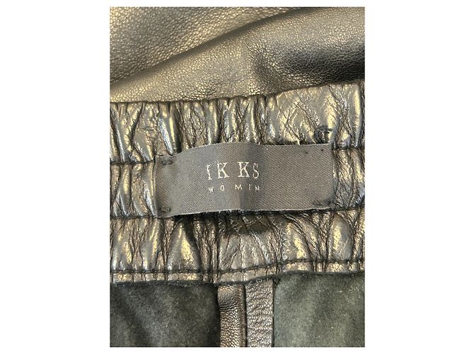 Ikks Lederhose Schwarz Größe 38 - Ansicht 3