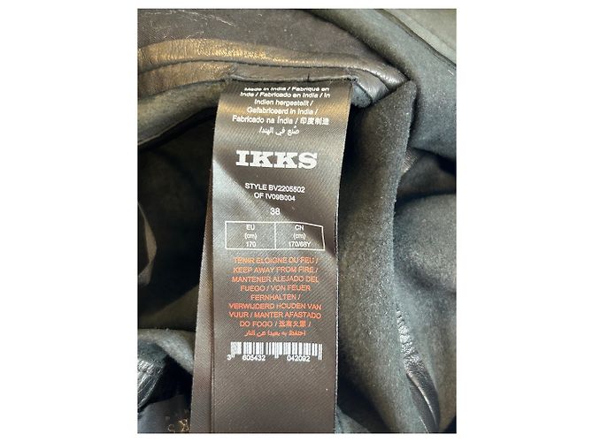 Ikks Lederhose Schwarz Größe 38 - Ansicht 4