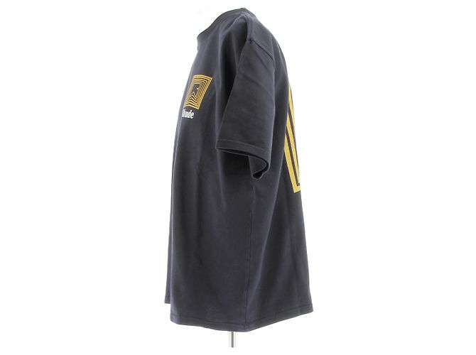 Autre Marque Dunkelgraues T-Shirt mit Muster - Ansicht 4