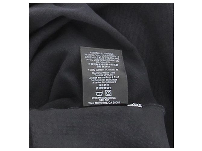 Autre Marque Dunkelgraues T-Shirt mit Muster - Ansicht 6