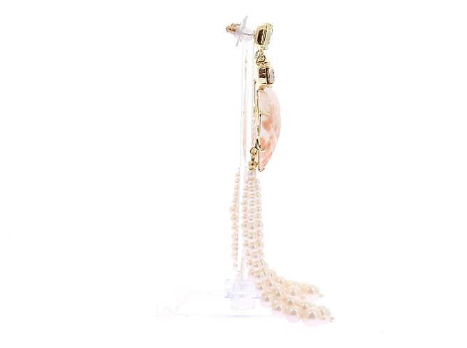 Jennifer Behr Orecchini pendenti "Sanibel" Bianco - vista 3