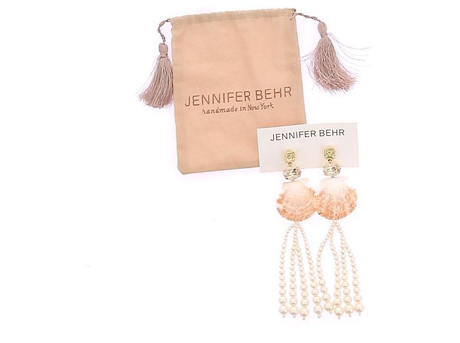 Jennifer Behr Orecchini pendenti "Sanibel" Bianco - vista 6