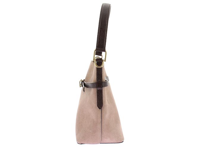 Autre Marque Cremella Bucket Bag Wildleder Beige - Ansicht 4
