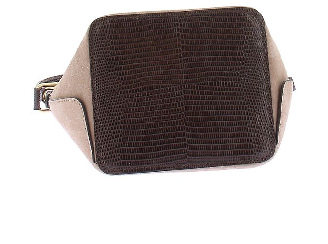 Autre Marque Cremella Bucket Bag Wildleder Beige - Ansicht 8