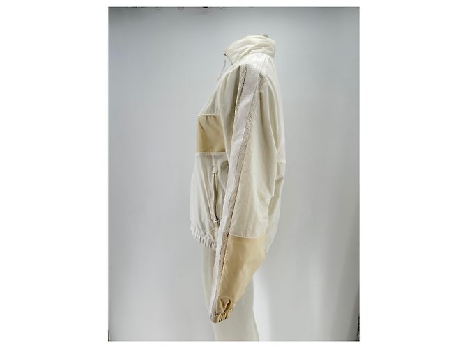 Lacoste White Jacket Polyester Size 48 - view 4