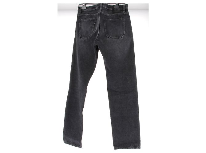 Jeans Off White neri in cotone uomo taglia 32 Nero - vista 2
