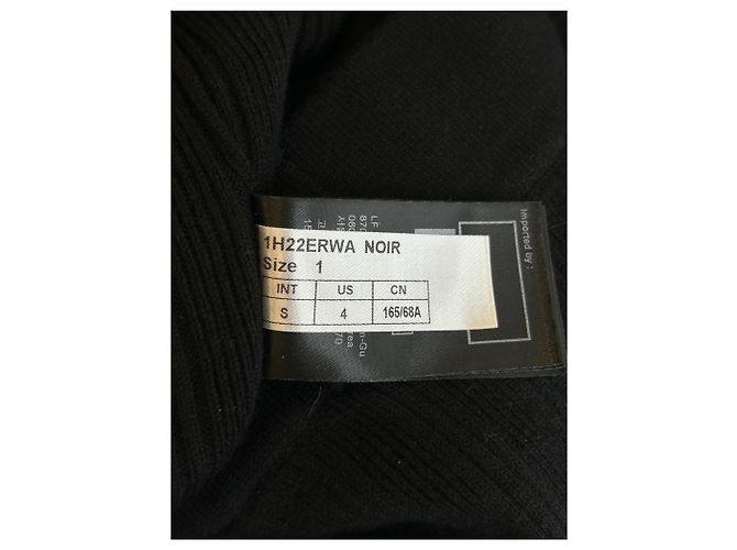 Pantalones negros de viscosa Ba&Sh - vista 4