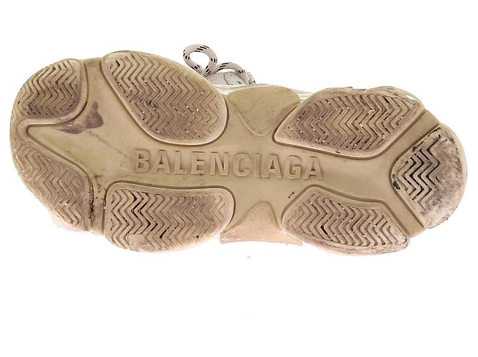 Balenciaga Baskets blanches "Triple S" - vue 7