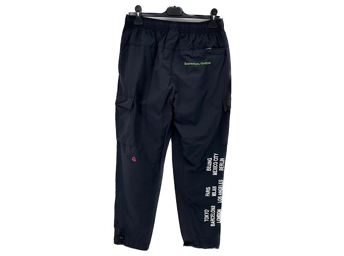 Pantaloni da jogging Nike neri in cotone Nero - vista 2