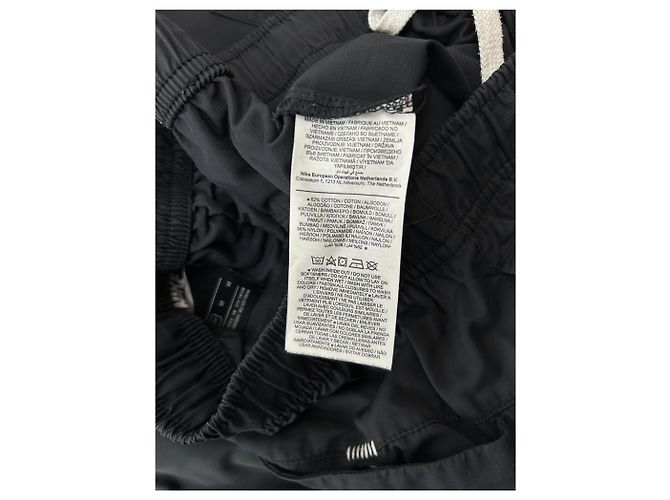 Pantaloni da jogging Nike neri in cotone Nero - vista 3