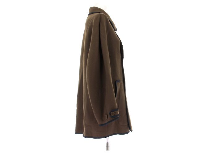 Dior Brown Wool Coat - view 3